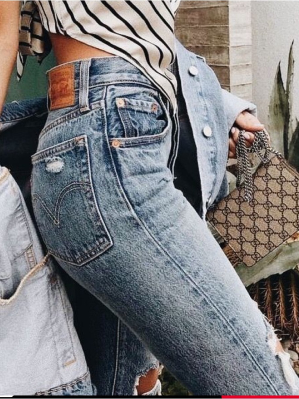 Levi’s Lost Inside Wedgie Icon Straight Jeans - Awesome Color